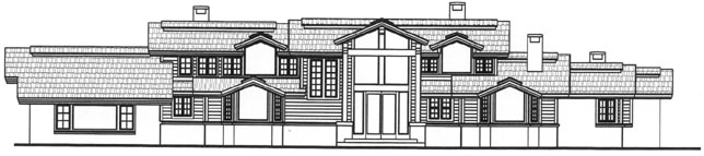 Line Graphic of a House